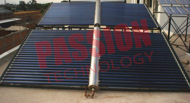 Résistance à la corrosion de capteur solaire de 100 tubes de circulation de tube électronique de boucle ouverte