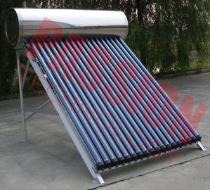 Chauffe-eau solaire de caloduc de structure simple avec la barre de cuivre du tube 6 de la chaleur
