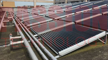 Type horizontal collecteurs thermiques solaires évacués de tube pour le chauffage d'eau de grande capacité
