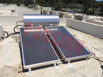 Type de connexion à prise directe pour chauffe-eau solaire en acier inoxydable intégré 150L à plaque plate