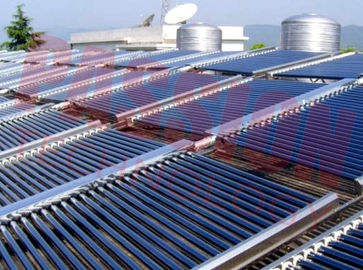Système de chauffage solaire centralisé de tube électronique de l'eau de capteur solaire de réservoir d'eau de l'acier inoxydable 304