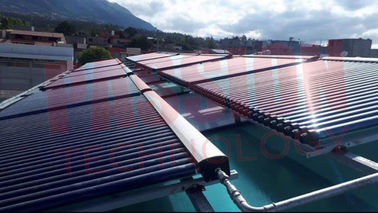 Capteur solaire pressurisé par solution de caloduc de chauffage solaire d'hôtel de la piscine 1000L-10000L