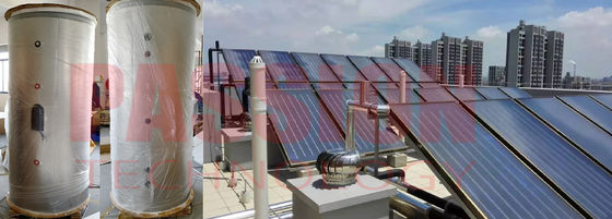Le système de chauffage solaire de l'eau de grande capacité pour la fente de station de vacances d'hôtel a pressurisé l'eau solaire Heater Flat Plate Collector