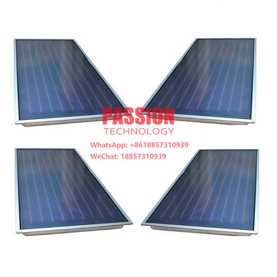 Chauffe-eau solaire de plat plat du capteur solaire 250L de pression de cuivre rouge de contrat