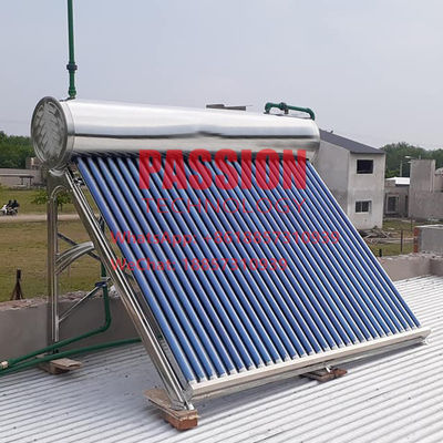 le chauffe-eau solaire de l'acier inoxydable 300L 201 200L font pression sur non le capteur solaire