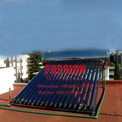 304 chauffage d'eau solaire à haute pression du chauffe-eau d'acier inoxydable Presssure 250 solaires