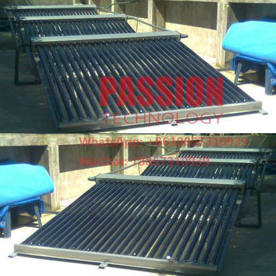 les tubes 1000L ont évacué le système de chauffage thermique solaire de piscine d'hôtel de capteur solaire de tube