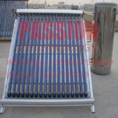 400L a dédoublé l'eau solaire solaire Heater Tank d'acier inoxydable du chauffage d'eau de pression 304