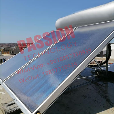 Capteur solaire bleu solaire à panneau plat de plat plat de film du chauffe-eau de dessus de toit 2.5m2