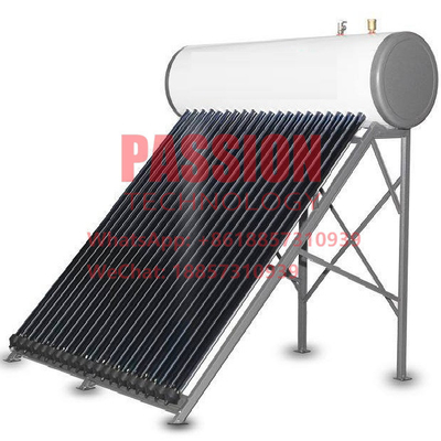 collecteur solaire de chauffage solaire de pression de toit de lancement du chauffe-eau du réservoir 150L blanc 300L