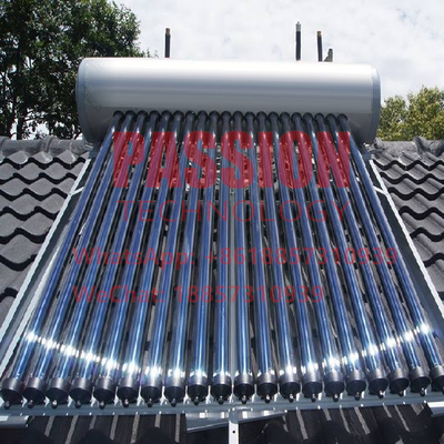 Boîtier en acier solaire thermique Heater Aluminum Alloy With Painted de l'eau de caloduc