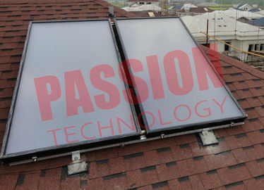 Collecteurs de plat plat thermiques solaires de soudure laser Avec l'amortisseur noir de revêtement de Chrome