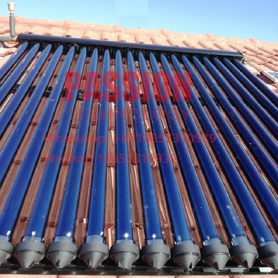 appareil de chauffage thermique solaire de caloduc de cadre de noir de capteur solaire de la pression 20tubes