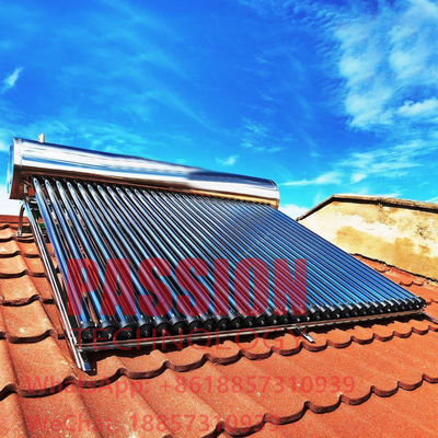 316L chauffe-eau solaire en acier inoxydable 300L collecteur solaire à conduites de chaleur sous pression
