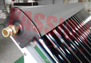 30 tubes de chaleur sous pression tuyau collecteur solaire en alliage d'aluminium cadre en argent